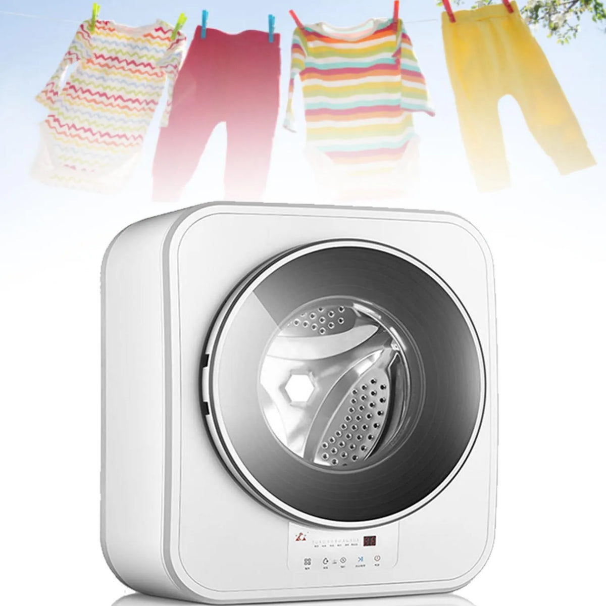DPLxQPP Máquina de lavar roupa, 3 kg, portátil, instalação de parede, Capacidade de lavar 3 kg, Adequado para máquina de dormir