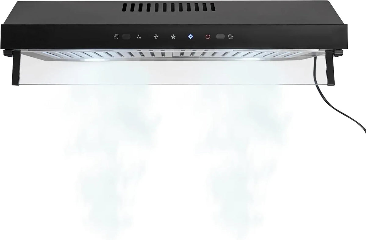 LNINNERY exaustor, 60cm, classe E-energia, exaustor de cozinha, exaustor e reciclagem, encastrado, instalação de parede, Noxidable Mural Fan