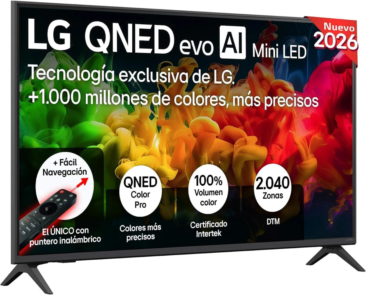 LG 43QNED81B6C Smart TV, 43 polegadas, TV, 4K UHD, 2026, LG TV QNED Evo AI 43'