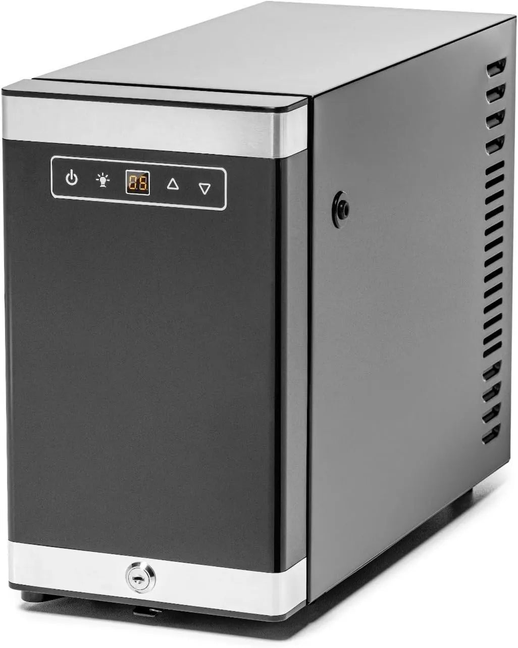 Forgast Frigorífico CC712, profissional, restaurante, Canario Cafe CC712 frigorífico de leite, máquina de café, frescor de leite, alta capacidade