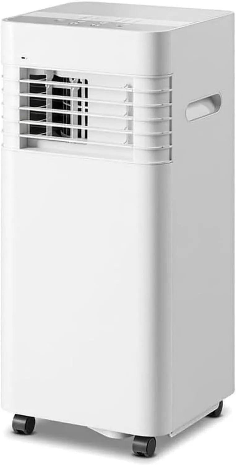 Faozhuo Ar condicionado 24 horas, temporizador, oscilação, 5000 Btu, 2 velocidades de ventilação, ar condicionado móvel 12,000 BTU arrefecimento rápido até 28 m2