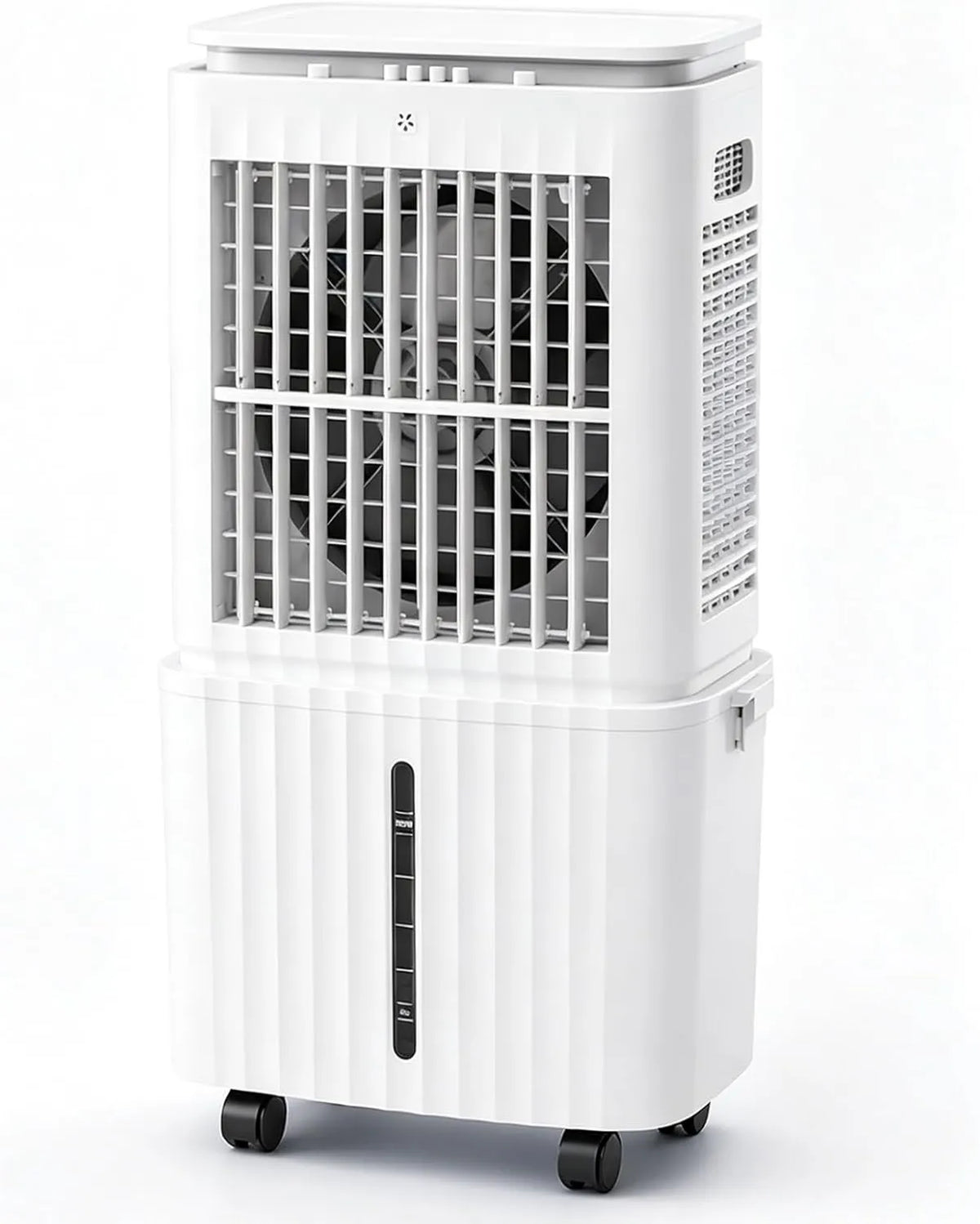 FQWYNMZ Ventilador, 32 L, industrial, 3 velocidades, oscilação, tanque grande, Long Air difusão Distância de 6, Air cooler Evaporativo 32L