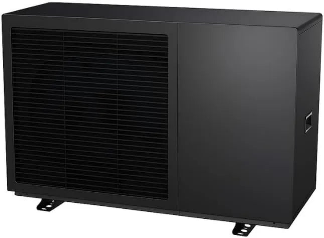 Sunny Poêles Bomba de calor de ar-água R290, conectada com pontos de encontro elétrico e de gás, monobloco monofásico de água de 12 kW - conectada com pontos de ligação elétrico e gás