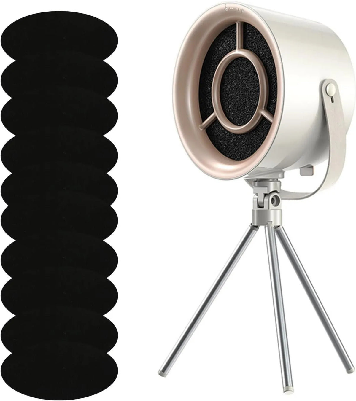 GDWD exaustor, capa de cozinha, portátil, camping, churrasqueira, capa de mesa, exaustor móvel para recirculação, mini capa de mesa para a casa