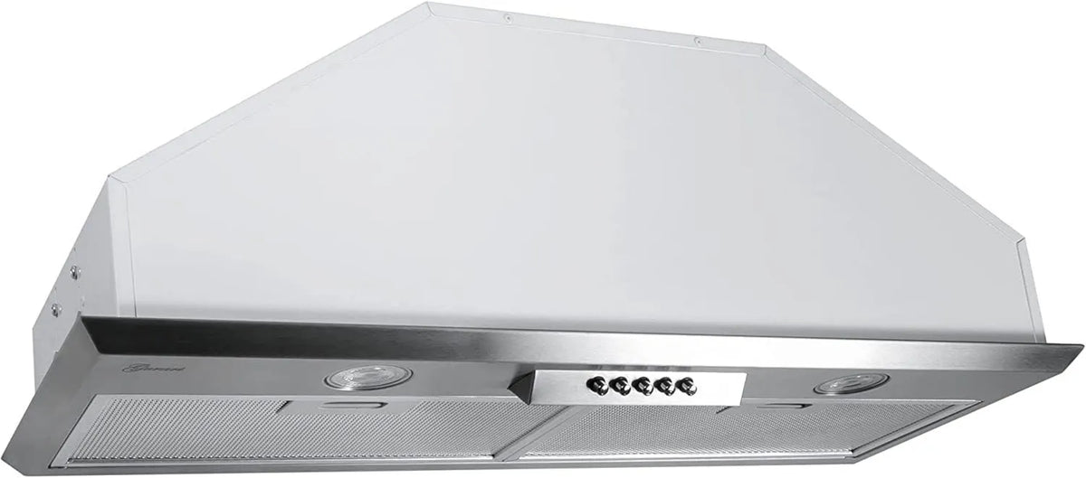 exaustor, 52 cm, 1000 m3/h, capa de cozinha, encastrado, aço inoxidável, Gurari 051 IS 52, capa de circulação de ar