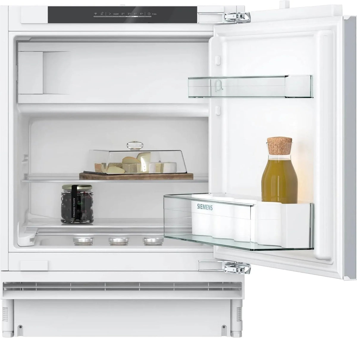 SIEMENS iQ300 KU22LVFD0 Congelador, 110 L, 82 x 60 cm, silencioso, armário congelador, iQ300 Smart frigobar sob armário com congelador