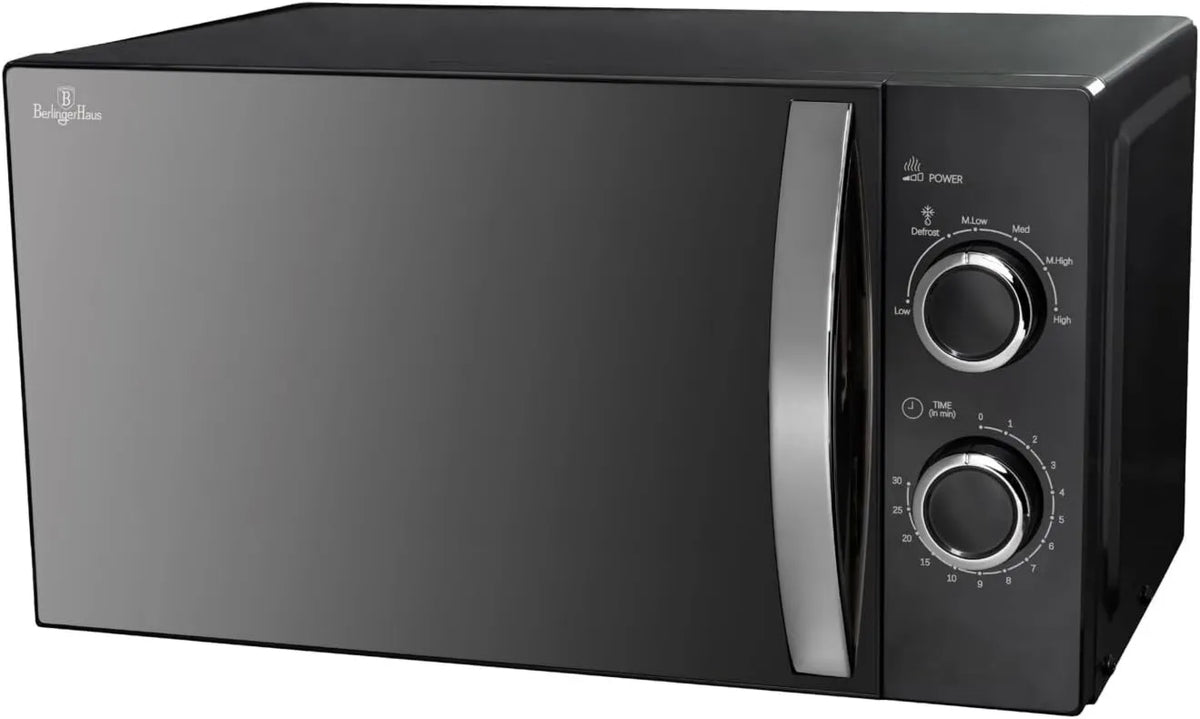 Microondas, 20 L, preto, Elegância e Poder em Cozinha, Berlinger Haus micro-ondas forno 20 L