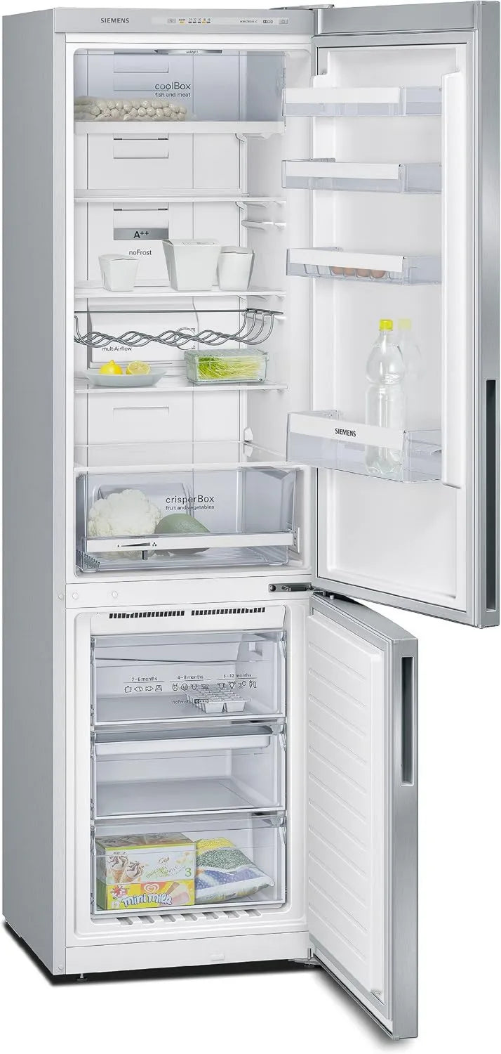 SIEMENS KG39NVI31 Congelador, auto-suficiente, em aço inoxidável, armário congelador, LED, SN-T, Siemens KG39NVI31 congelador, Lower-placed