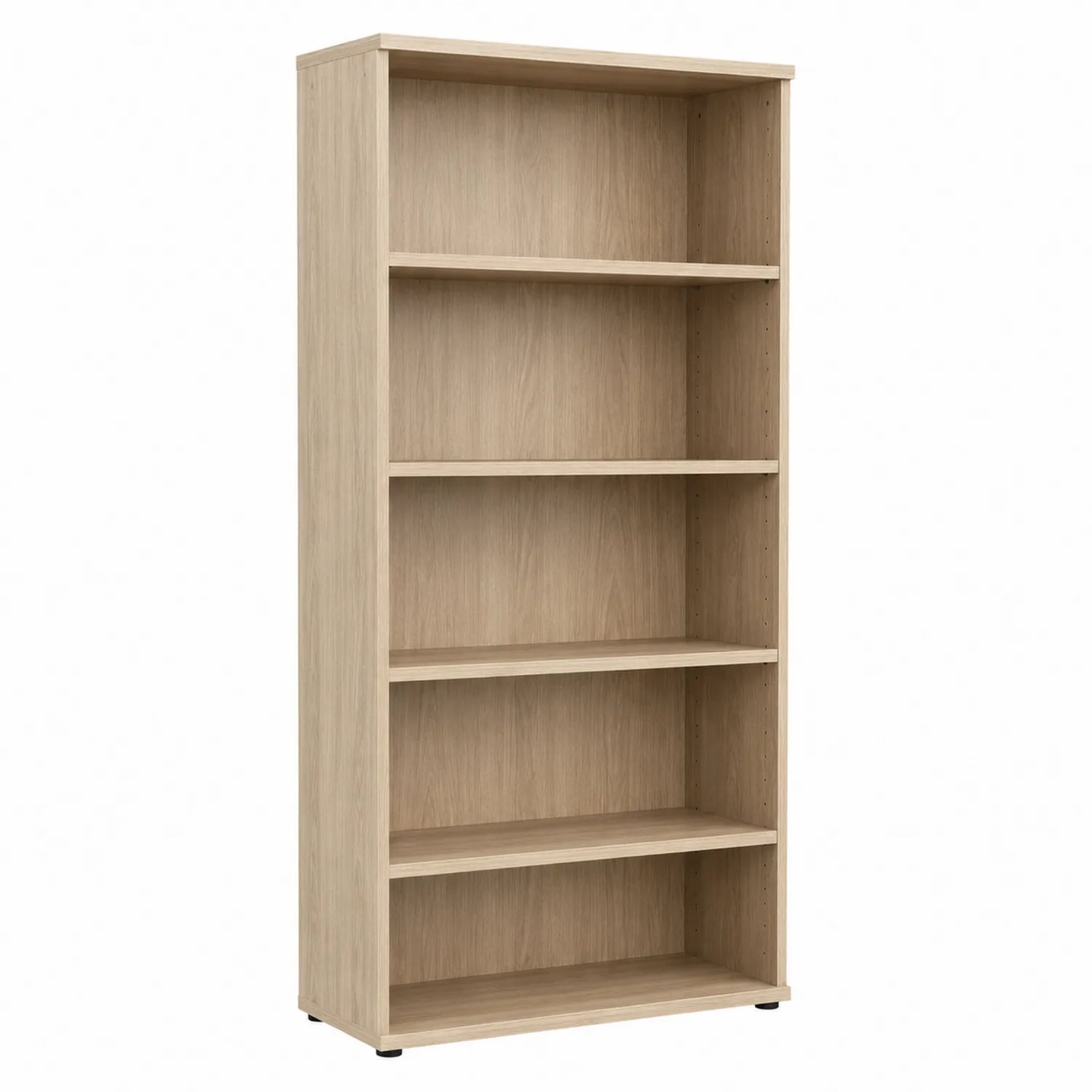 Estantería de madera MDF color Roble 80x180x25 cm