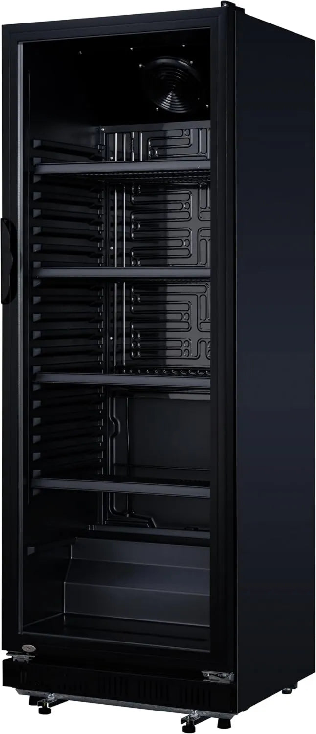METRO Professional Frigorífico GSC2360B, 347 L, 62 x 63.6 x 175.3 cm, preto, Aço, Vidro, Frigorífico de Bebidas Profissional METRO GSC2360B, com Bloqueio