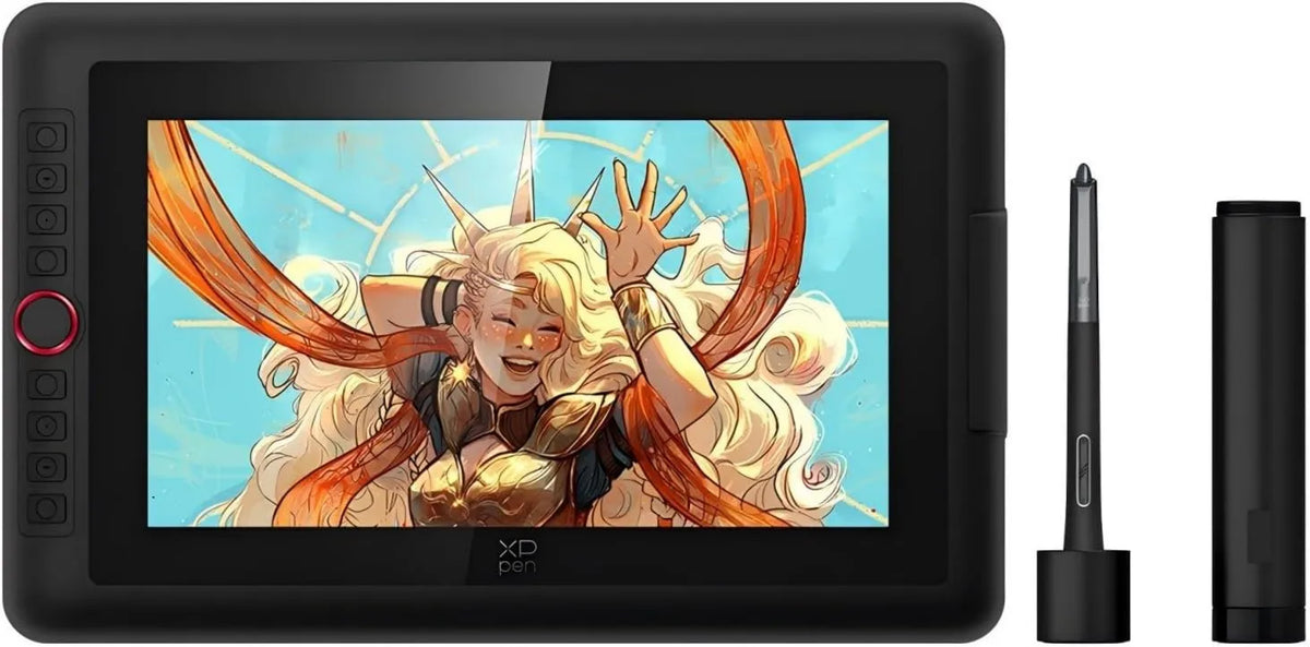 xP-Pen Produto 13, xPPen Artista 13.3 Pro V2 Ecrã gráfica do tablet para criação móvel, x3 Pro Stylet com Puce Inteligente, 16384 Níveis de