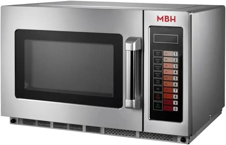 MBH - MAQUINARIA BAR HOSTELERÍA Microondas, 34 L, 1800 W, Profissional, Restaurante, MBH, MBH - microondas profissional 34 litros.
