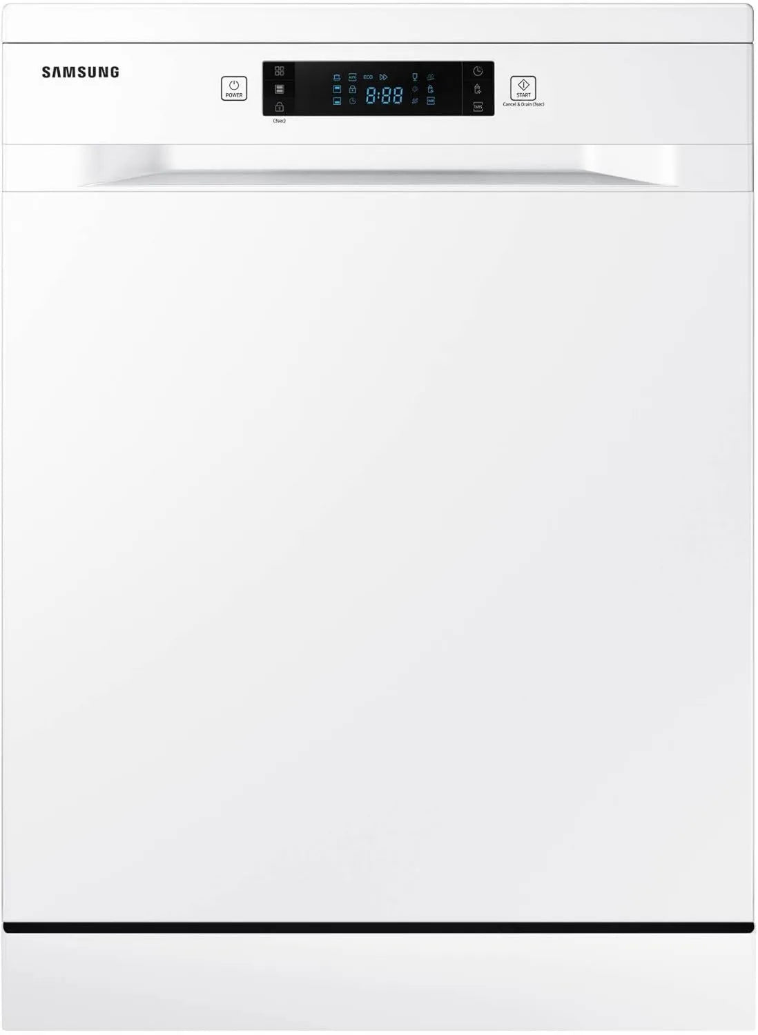 Samsung DW60M6040FW 13seaters Máquina de lavar loiça, 60 cm, independente, branco, LED, Tamanho máximo, botões, Tactil