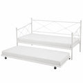 Cama nido de metal con colchones incluidos 90x190 cm