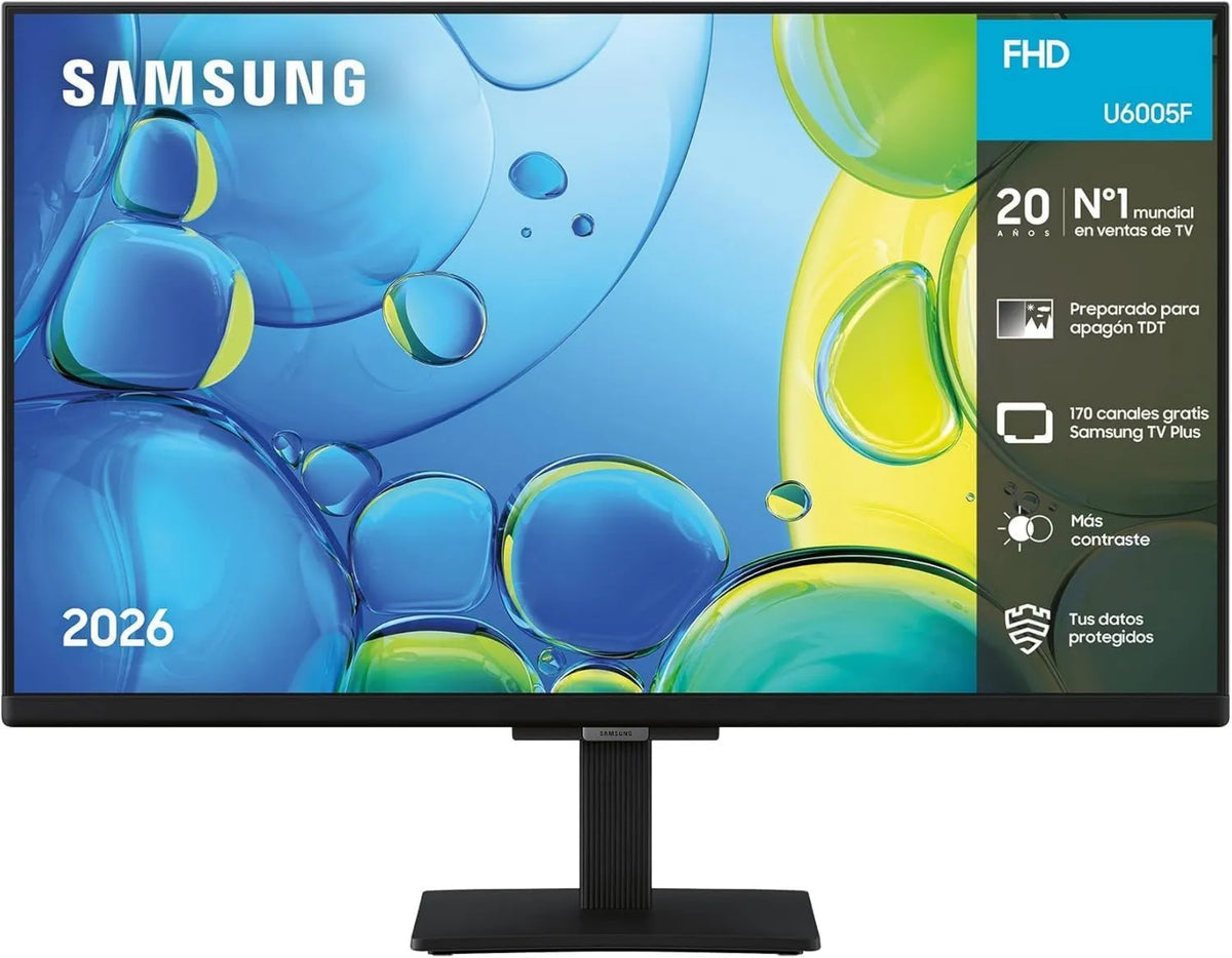 Samsung F605 Smart TV, 24 polegadas, TV, 4K UHD, HDR, Full HD, capaz de transmitir conteúdo UHD 4K, OTS Lite