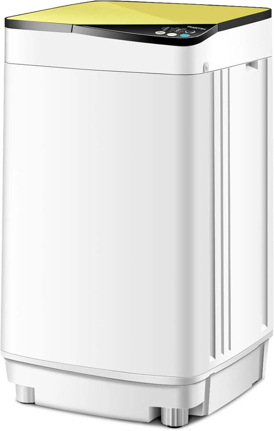 ARLIME Máquina de lavar roupa, portátil, apartamentos, 2 em 1 mini máquina de lavar roupa e secador rotativo de 8 libras com bomba de drenagem e mangueira longa