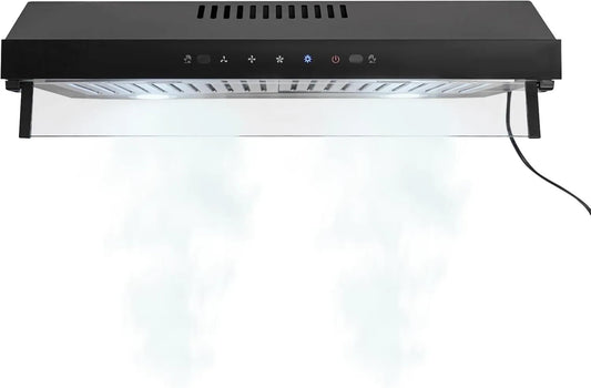LNINNERY exaustor, 60cm, classe E-energia, exaustor de cozinha, exaustor e reciclagem, encastrado, instalação de parede, Noxidable Mural Fan