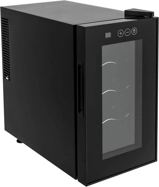 HPDTZ adega elétrica, 8 garrafas, 8 a 18 °C, independente, Wine cooler