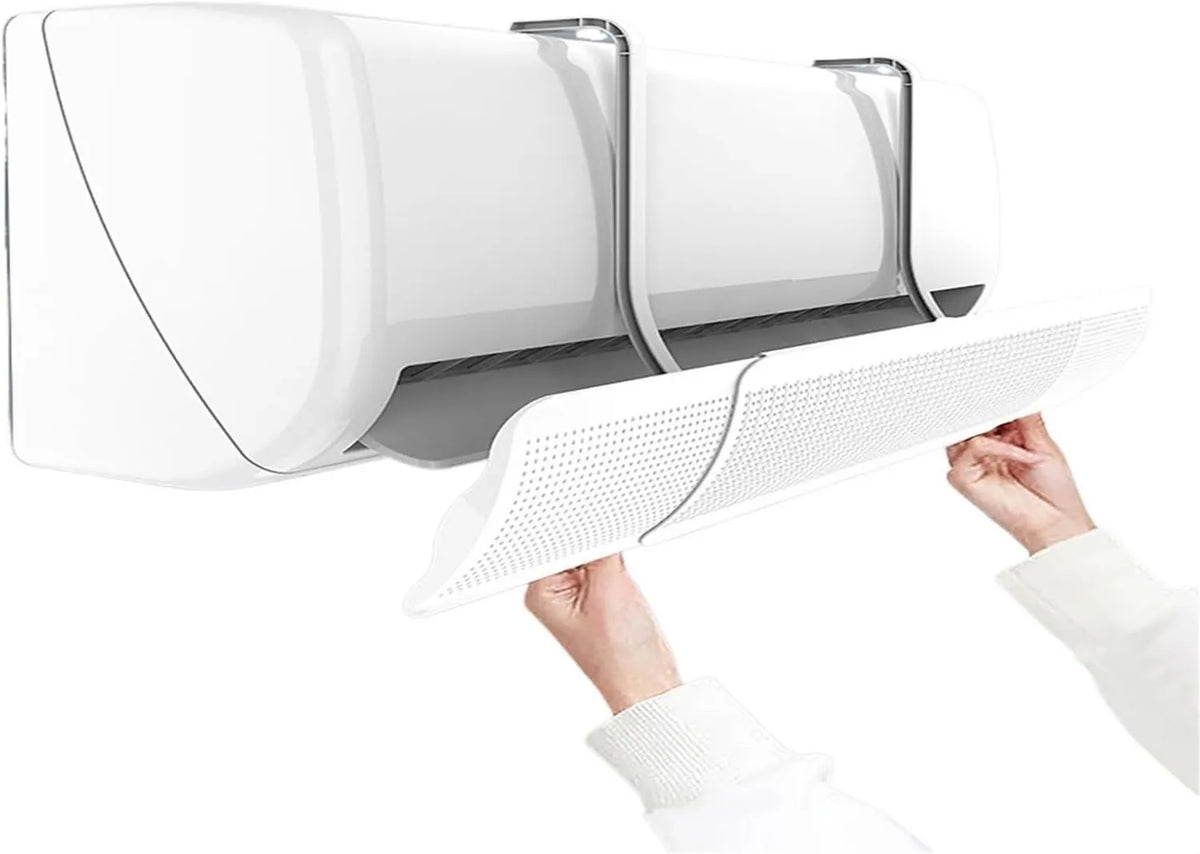 Générique Ar condicionado, secretária, sala, ideal para pessoas, deflector de ar condicionado ajustável com filtro purificador - Melhora a circulação de