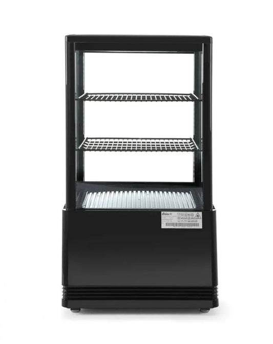 Produto de descongelamento automático, ecrã HENDI Frigorífico, sistema anti-fog, 2 prateleiras, 58L, 230V, 170W, 452x406x, 816mm