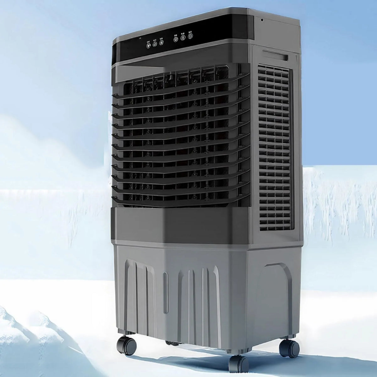 Generic Reajuste de ar, portátil, industrial, 3 velocidade, 3 modos Fornecimento de ar Large Ângulo 60° Air cooler Marais