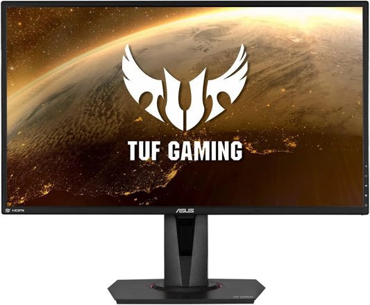 Monitor ASUS VG27AQ, 27 polegadas, 2560 × 1440, 1 ms, 165 Hz, 2 HDMI, configuração de jogo, HDR, WQHD, laje IPS, PC ecrã, HDR 10, AMD FreeSync, ELMB