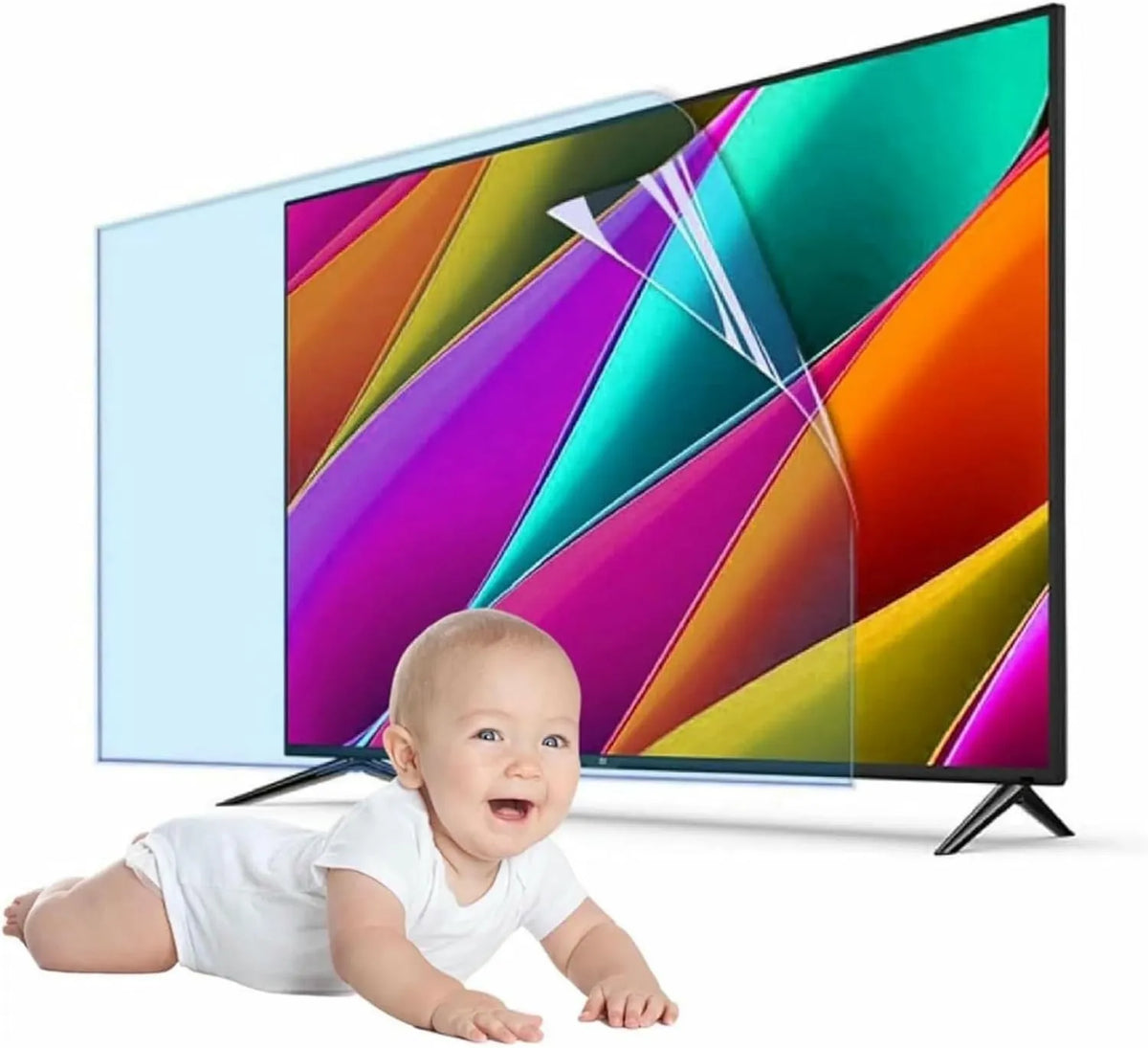 CSYQPDMBDL Smart TV, 50 polegadas, TV, resistente a riscos, alívio da fadiga ocular