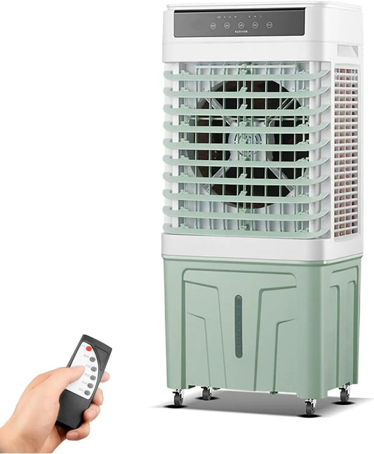 Gtzly Ar condicionado, 45 L, temporizador, industrial, 3 velocidades, oscilação, comando à distância e 7H temporizador, para Casa e Escritório