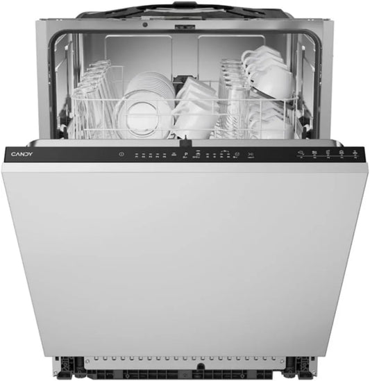 CANDY 3D9E0B Máquina de lavar loiça, 60 cm, 5 programas, 49 dB, built-in, 13 serviços, iniciar pré-selecção, exibição de sal e enxaguar