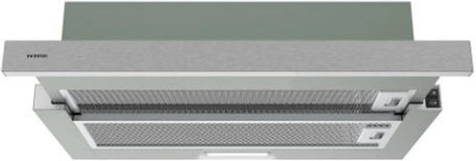 INFINITON ELECTRONICS exaustor, 60 cm, 400 m3/h, capa de cozinha, Infiniton CMPE-64ABL m3/h, recesso, aço inoxidável, luz LED, 2 níveis de potência
