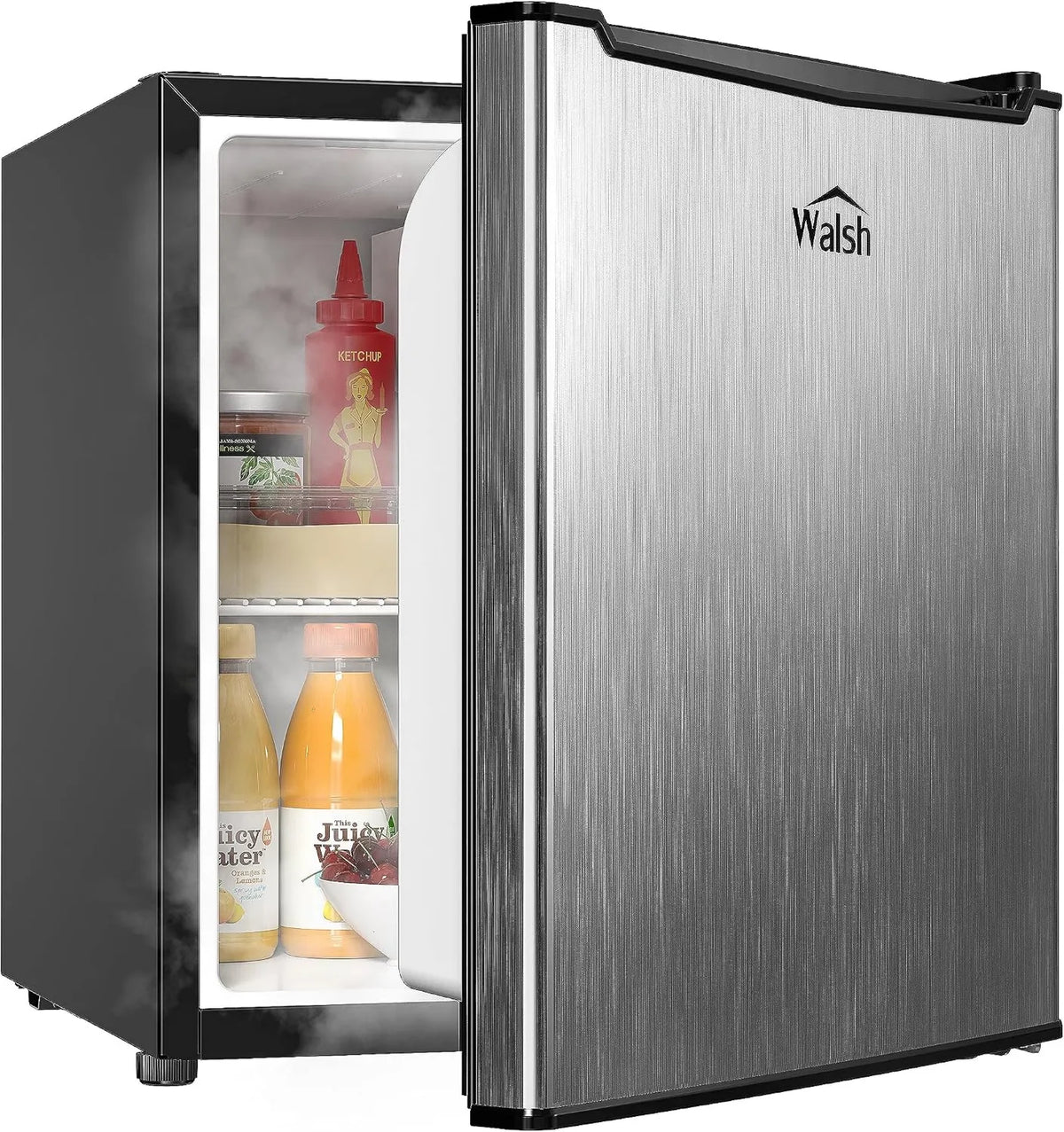 Frigorífico, Walsh WSR17S5, termostato, aço inoxidável, 3 m3, portas reversíveis