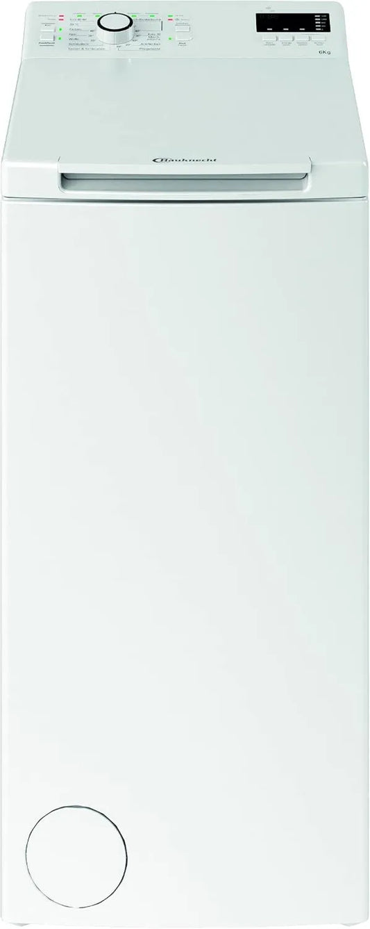 Bauknecht 12C kg, 1200 Máquina de lavar roupa, 6 kg, Bauknecht WAT Smart Eco 12C Máquina de lavar roupa para carregar do topo, 30' curto, Proteção múltipla contra