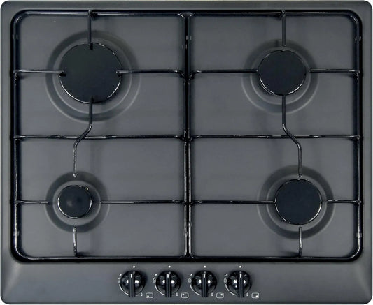 Plados Fogão de gás de fogão STAR60, 60 cm, built-in, fogão a gás, preto