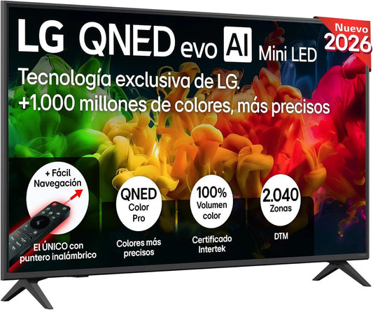 LG 50QNED81B6C Smart TV, 50 polegadas, TV, 4K UHD, 2026, QNED Miniled 4K UHD - 50QNED81B6C
