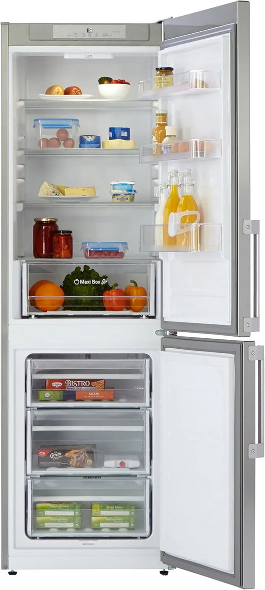 Bauknecht Congelador, 228 L, 38 dB, classe E de energia, silencioso, aço inoxidável, armário congelador, branco, 161 kWh, ano, Altura 189 cm