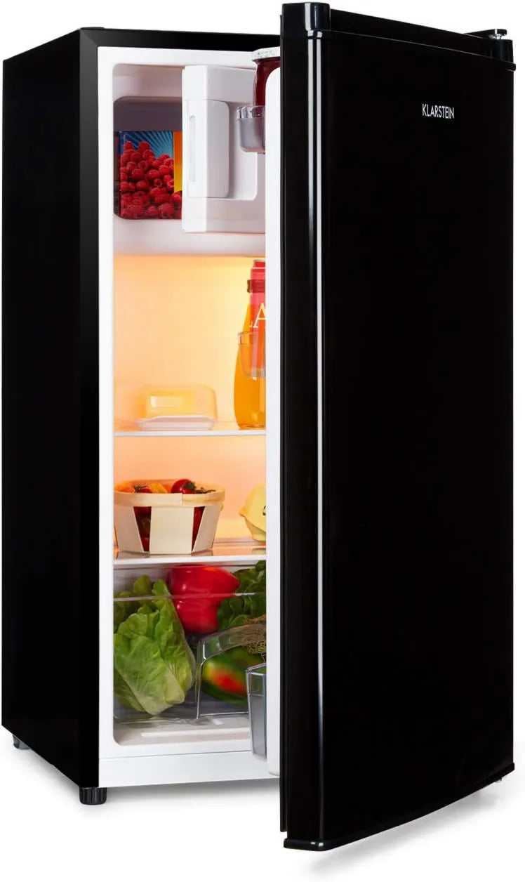 KLARSTEIN Congelador, 80 L, armário congelador, 2 argilas de vidro, 3 compartimentos porta, bandeja de vegetais, KLARSTEIN Cool Cousin - Combinado