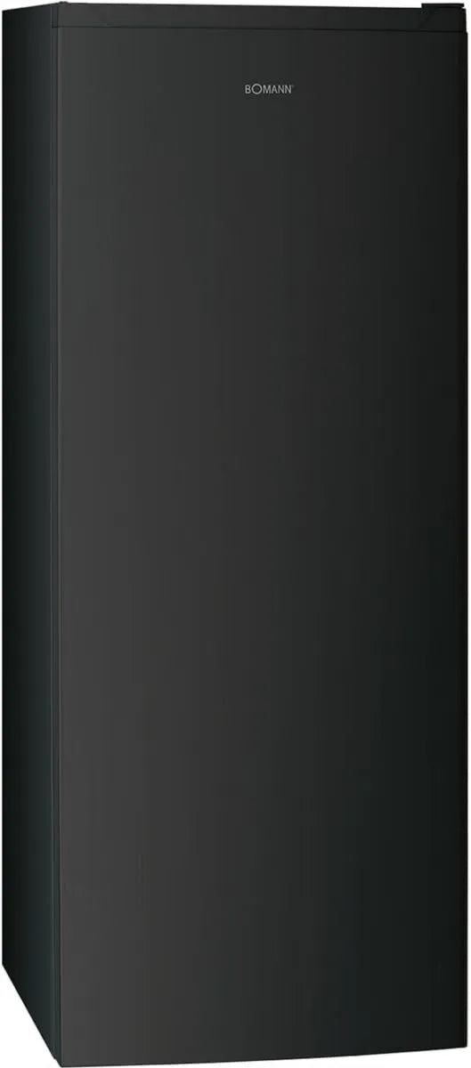 Bomann Congelador, 161 L, 39 dB, Sem Frost, silencioso, armário congelador, preto, super congelamento, 3 gavetas, sistema MultiAirflow, reversível