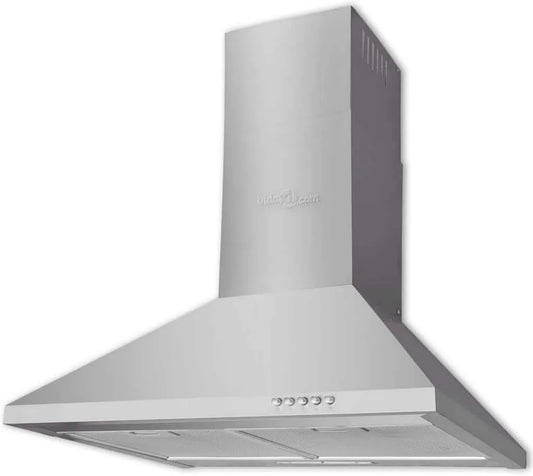 Runheo exaustor, exaustor de cozinha, 3 níveis, silencioso, aço inoxidável, circulação silenciosa e evacuação, iluminação, ilha de cozinha