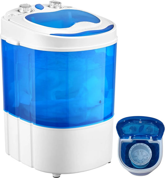 Máquina de lavar roupa, 3 kg, camping, branco, Essoring até 1 kg, 2 compartimentos, Steinborg Mini máquina de lavar roupa com secador - 3 kg - 2 compartimentos