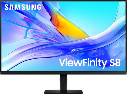 Samsung S80UD cd, m2 Monitor, 3840 × 2160, HDR, LAN, 4K UHD, laje VA, USB, ecrã de PC, LS32D800UAUxEN, HDR10, 350, 90W, 32'', Instalação Um clique