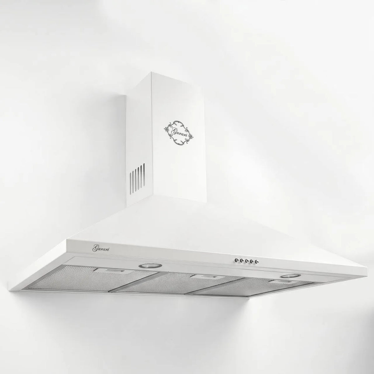 Gurari exaustor, 90 cm, 1000 m3/h, capa de cozinha, iluminação LED, instalação de parede