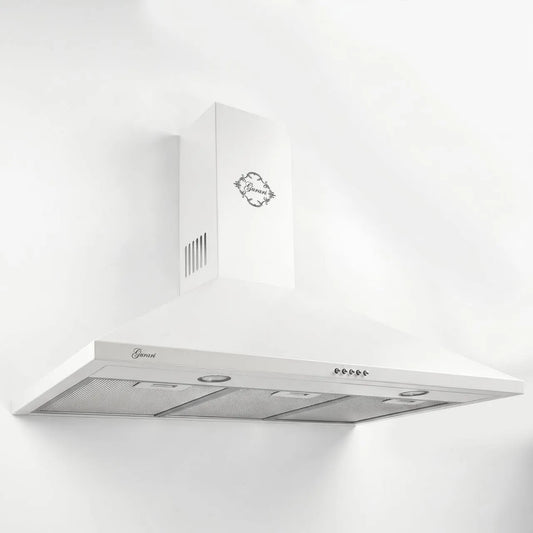Gurari exaustor, 90 cm, 1000 m3/h, capa de cozinha, iluminação LED, instalação de parede
