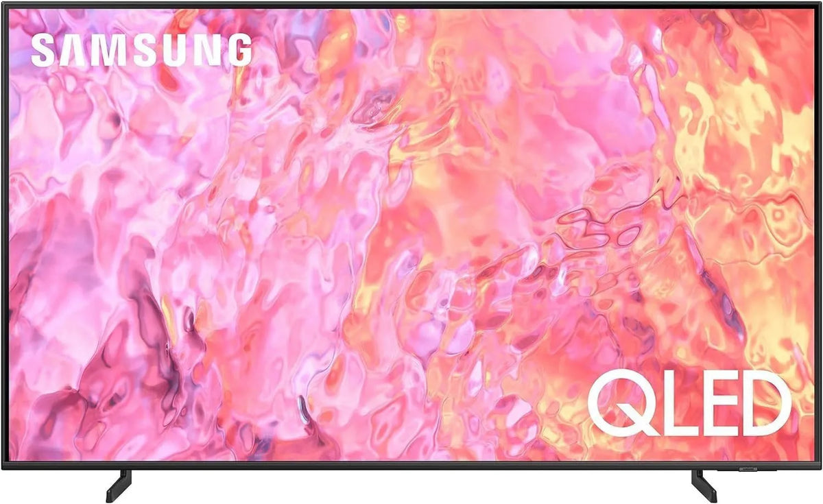 Samsung QE50Q65CAUxZT Smart TV, 50 polegadas, TV, 4K UHD, QLED, Tecnologia Quantum Dot, Assistente do Google, Alexa e Siri, preto, preto 2023