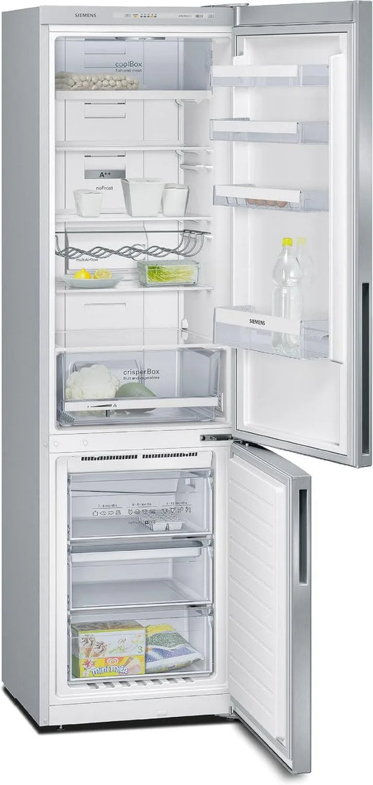 SIEMENS KG39NVI31 Congelador, auto-suficiente, em aço inoxidável, armário congelador, LED, SN-T, Siemens KG39NVI31 congelador, Lower-placed