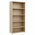 Estantería de madera MDF color Roble 80x180x25 cm