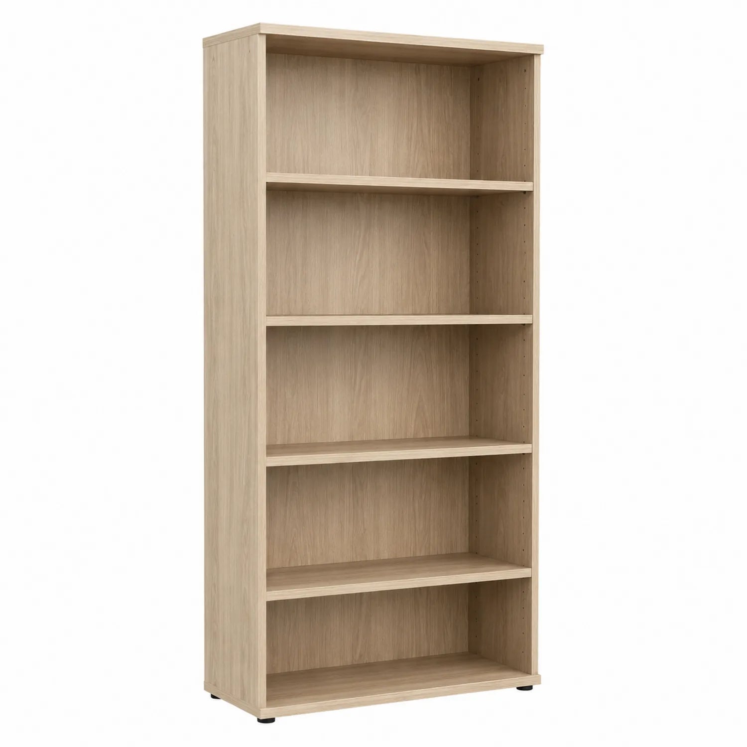 Estantería de madera MDF color Roble 80x180x25 cm