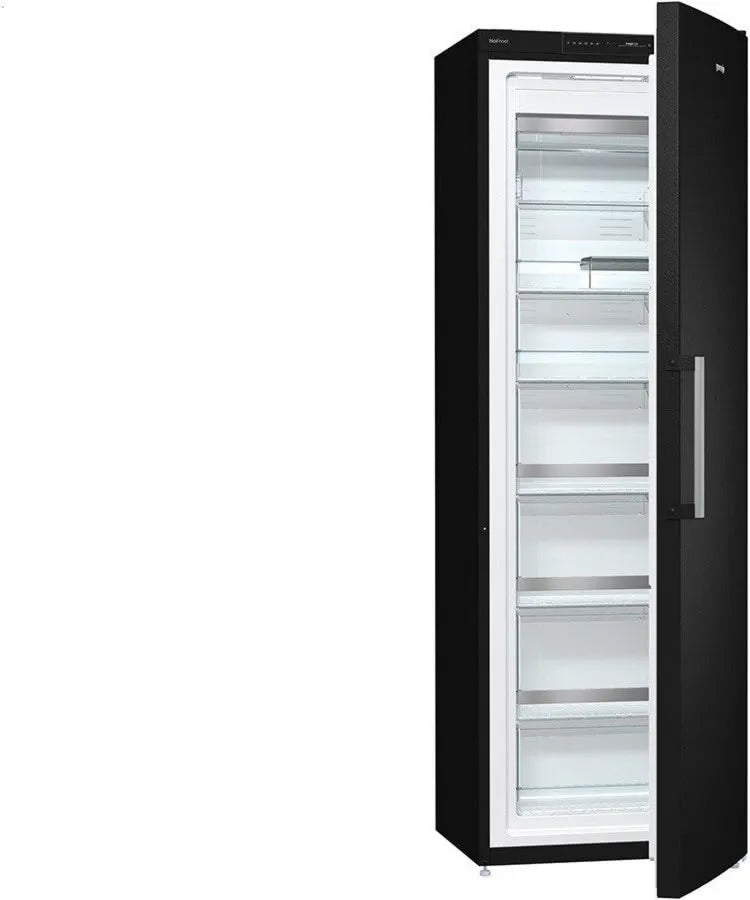 Gorenje cm, 238 kWh, ano, 246 Congelador, 246 L, No Frost, armário congelador, preto, Altura 185 cm