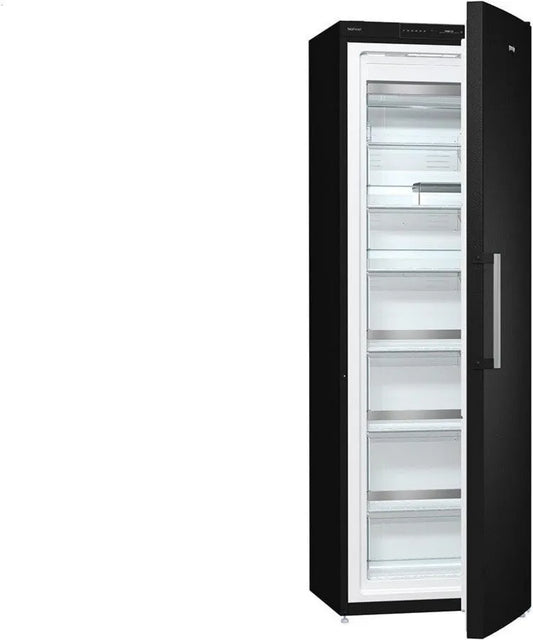 Gorenje cm, 238 kWh, ano, 246 Congelador, 246 L, No Frost, armário congelador, preto, Altura 185 cm