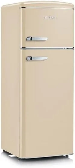 Frigorífico, congelador, congelador de porta dupla RKG 8953, Severin Retro frigorífico
