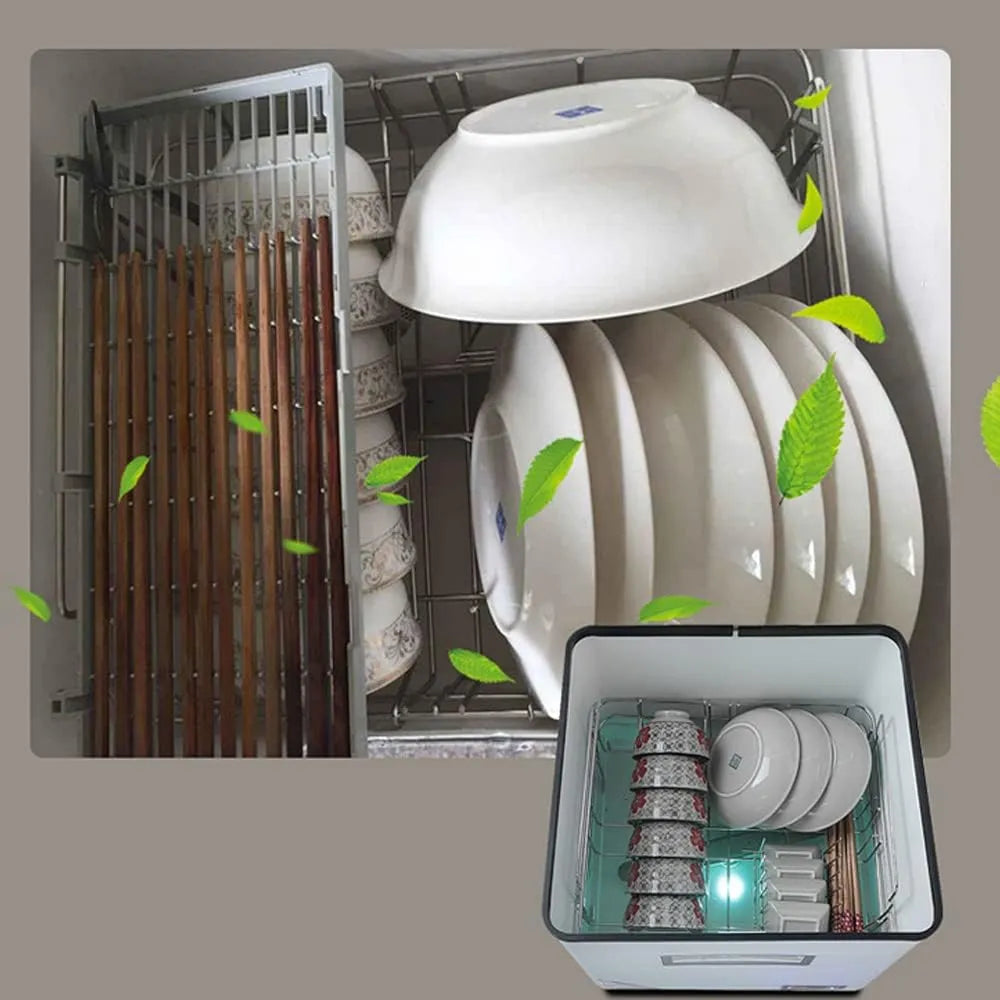 WSIKGHU Máquina de lavar loiça, 42 x 38 x 46 cm, 1500 W, 220 V, Mini máquina de lavar loiça 1500 W - Máquina de máquina de lavar loiça de mesa - 220 V - Tomada europeia - Kit para